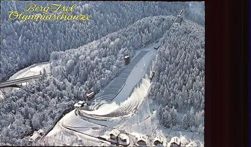 Ski Flugschanze Olympia Berg Isel Fliegeraufnahme Kat. Sport