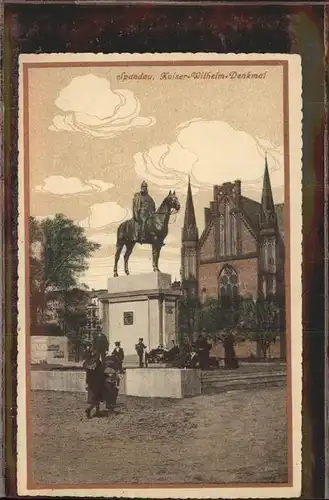 Spandau Kaiser Wilhelm Denkmal Kat. Berlin