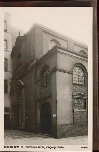 Berlin St. Laurentius Kirche Kat. Berlin