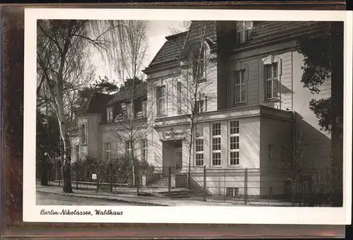 Nikolassee Waldhaus Kat. Berlin