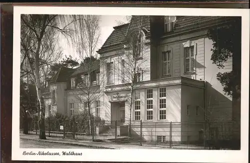 Nikolassee Waldhaus Kat. Berlin