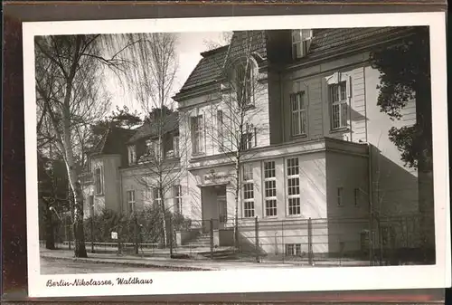 Nikolassee Waldhaus Kat. Berlin