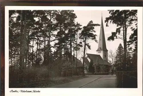 Nikolassee Kirche Kat. Berlin