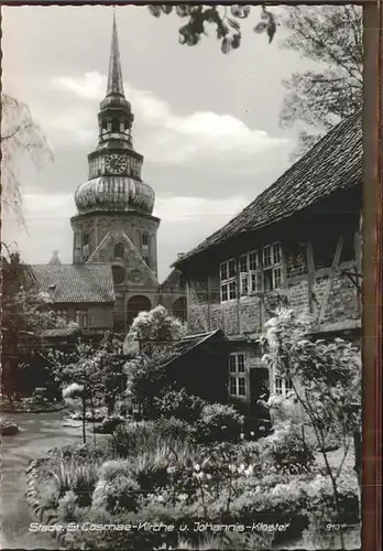 Stade Niederelbe St. Cosmae-Kirche Johannis-Kloster / Stade /Stade LKR