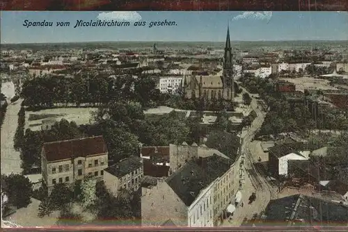 Spandau Nicolaikirchturm Kat. Berlin