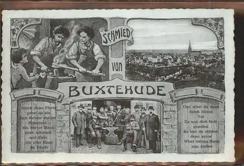 Buxtehude Schmied Gedicht Kat. Buxtehude