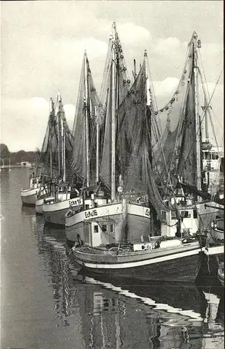 Eckernfoerde Fischerboote Kat. Eckernfoerde
