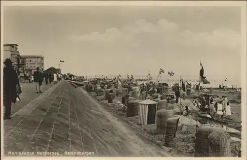 Norderney Nordseebad Strandburgen Kat. Norderney