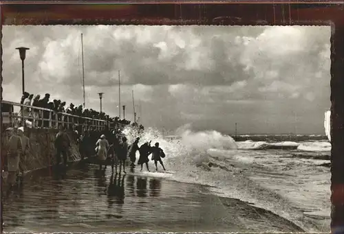 Norderney Nordseebad Sturmflut Kat. Norderney