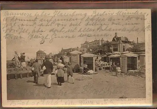 Borkum Nordseebad Strand Fluth / Borkum /Leer LKR