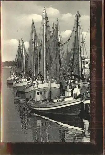 Eckernfoerde Fischerboote Kat. Eckernfoerde
