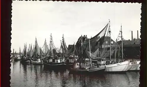 Eckernfoerde Hafen Fischerboote Kat. Eckernfoerde
