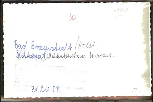 Bad Bramstedt Kursaal Kat. Bad Bramstedt