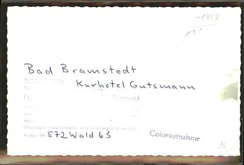Bad Bramstedt Kurhotel Gutsmann Restaurant Kat. Bad Bramstedt