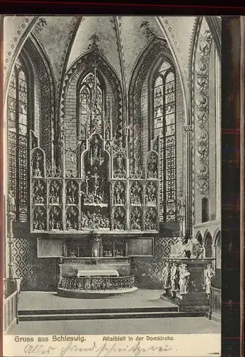 Schleswig Holstein Domkirche Altar / Schleswig /Schleswig-Flensburg LKR