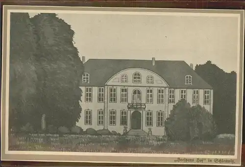 Schleswig Holstein Kuenstlerkarte Haus / Schleswig /Schleswig-Flensburg LKR