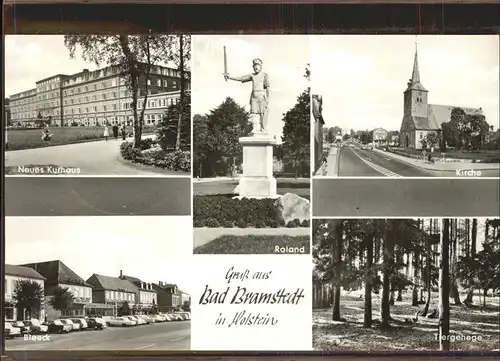 Bad Bramstedt Kurhaus Bleeck Autos Roland Denkmal Kat. Bad Bramstedt
