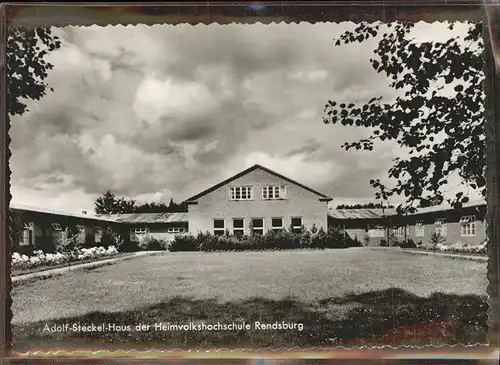 Rendsburg Adolf Steckel Haus Heimvolkshochschule Kat. Rendsburg