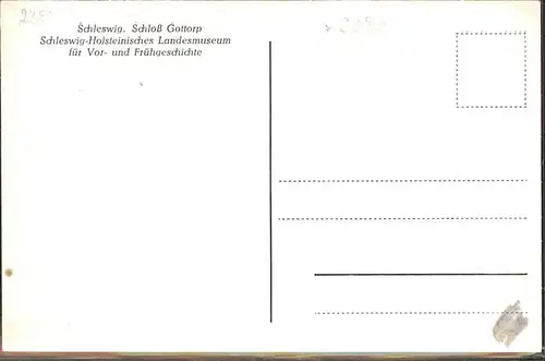 Schleswig Holstein Schloss Gottorp Landesmuseum Vor- und Fruehgeschichte / Schleswig /Schleswig-Flensburg LKR