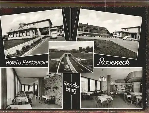 Rendsburg Hotel Restaurant Roseneck Kat. Rendsburg