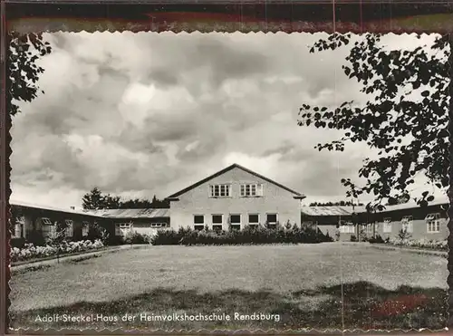 Rendsburg Heimvolkshochschule  Adolf Steckel Haus Kat. Rendsburg