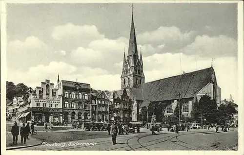 Flensburg Suedermarkt Autos Kat. Flensburg