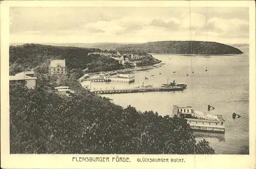 Flensburg Foerde Gluecksburger Bucht Kat. Flensburg