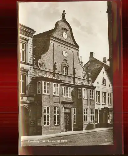 Flensburg Alt Flensburger Haus Kat. Flensburg