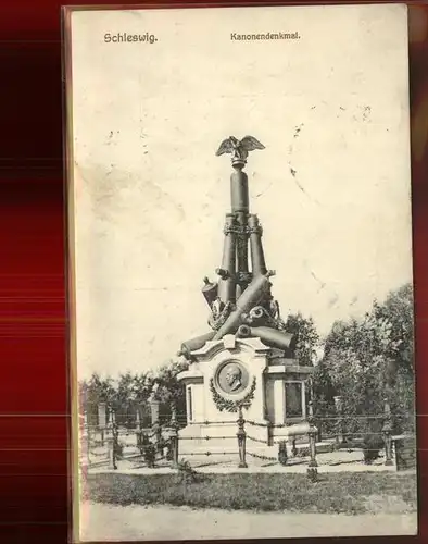 Schleswig Holstein Kanonendenkmal / Schleswig /Schleswig-Flensburg LKR