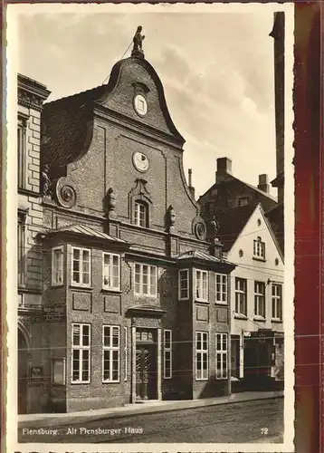 Flensburg Alt Flensburger Haus Kat. Flensburg