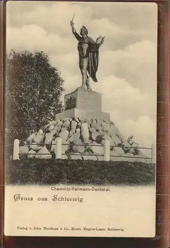 Schleswig Holstein Chemnitz-Bellmann-Denkmal / Schleswig /Schleswig-Flensburg LKR