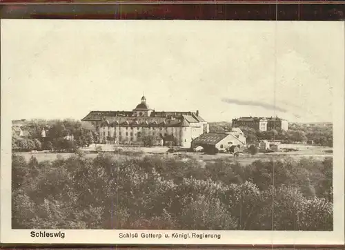 Schleswig Holstein Schloss Gottorp und Koenigliche Regierung / Schleswig /Schleswig-Flensburg LKR