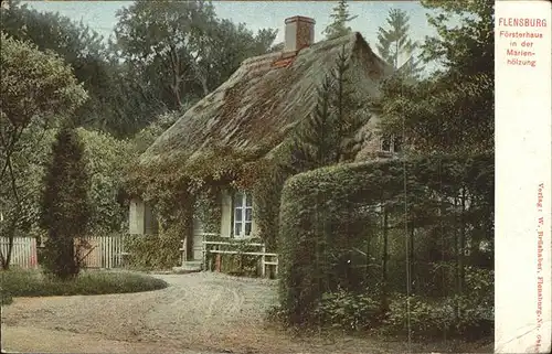 Flensburg Foersterhaus in Marienhoelzung Kat. Flensburg