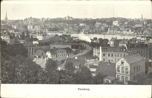 Flensburg Fliegeraufnahme Kat. Flensburg