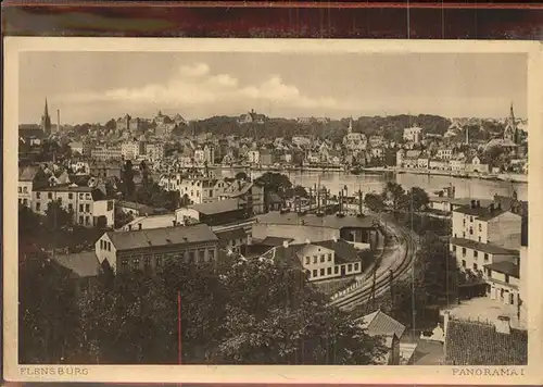 Flensburg Panorama Kat. Flensburg