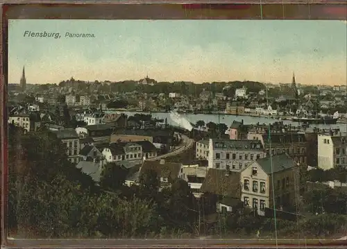 Flensburg Panorama Kat. Flensburg