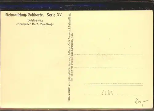 Schleswig Holstein Domhalle Nord Domstrasse / Schleswig /Schleswig-Flensburg LKR