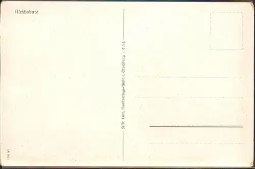 Hoffmann Heinrich Ulrichsburg M 1221 Kat. Kuenstlerkarte