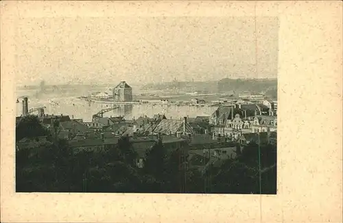 Flensburg Blick auf Foerde Kat. Flensburg