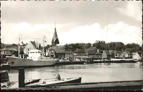 Flensburg Hafen Duburg Schiff Kat. Flensburg