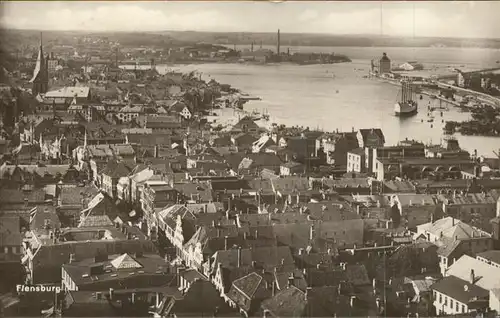 Flensburg Fliegeraufnahme Kat. Flensburg