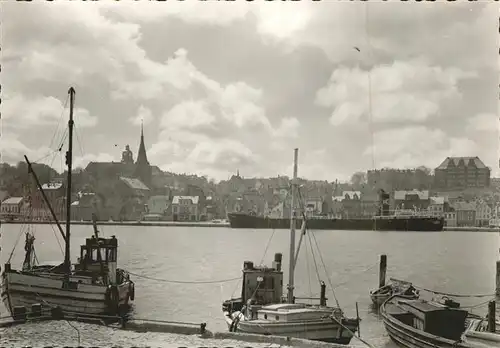 Flensburg Hafen Boote Kat. Flensburg