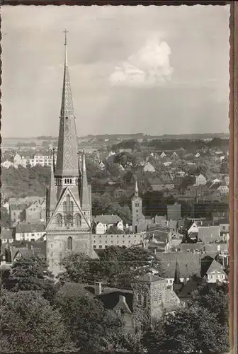 Flensburg Dom Panorama Kat. Flensburg