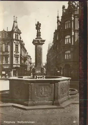 Flensburg Neptunbrunnen Kat. Flensburg