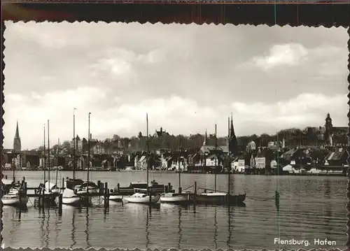 Flensburg Hafen Boote Kat. Flensburg