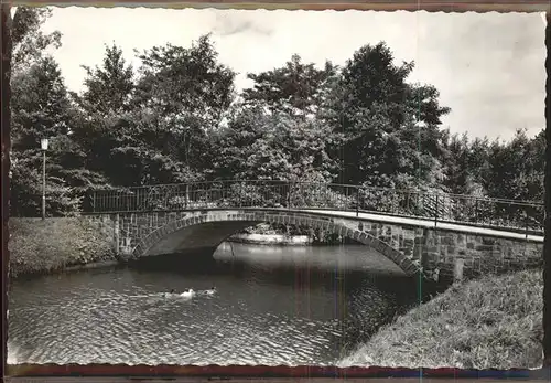 Delmenhorst In der Graft Bruecke Kat. Delmenhorst