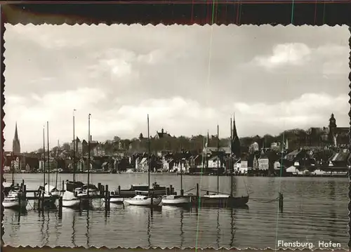 Flensburg Hafen Boote Kat. Flensburg