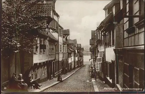 Flensburg Gasse Kat. Flensburg