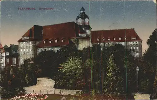 Flensburg Gymnasium  Kat. Flensburg