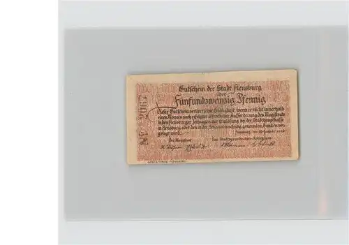 Flensburg Notgeld 25 Pfennig Kat. Flensburg